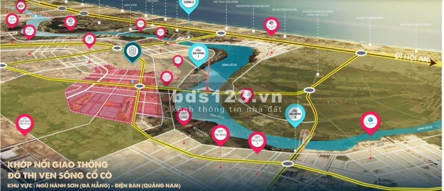 Đất nền giá rẻ phía Nam Đà Nẵng liền kề Cocobay, đầu tư sinh lời tốt, hỗ trợ TĐT khi đóng đủ 45%