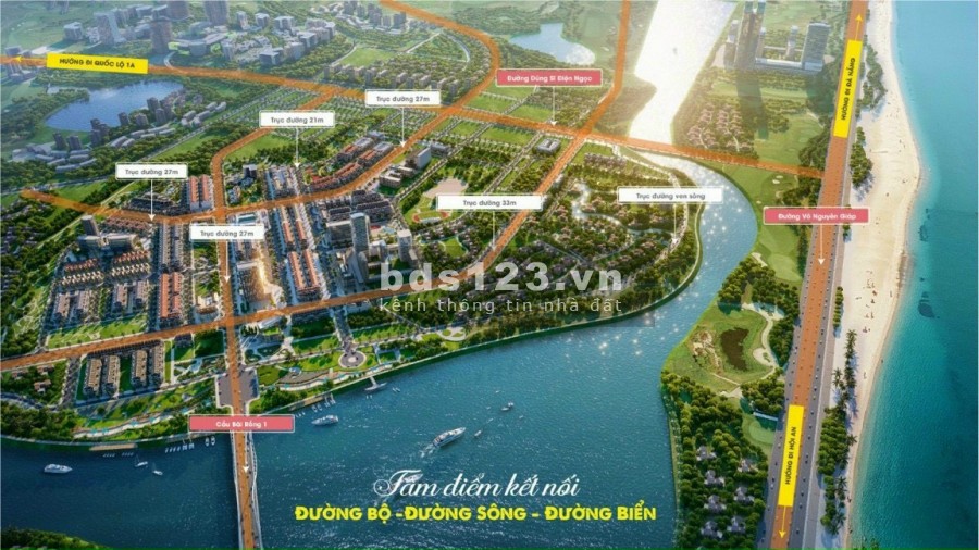 Đất nền giá rẻ phía Nam Đà Nẵng liền kề Cocobay, đầu tư sinh lời tốt, hỗ trợ TĐT khi đóng đủ 45%