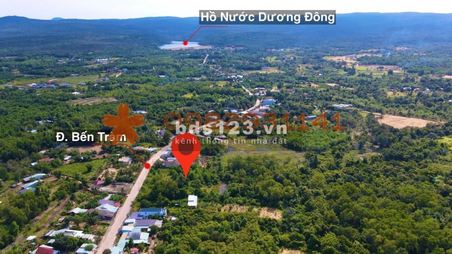 Bán mảnh đất 1.2ha cách trung tâm Dương Đông TP Phú Quốc 3km
