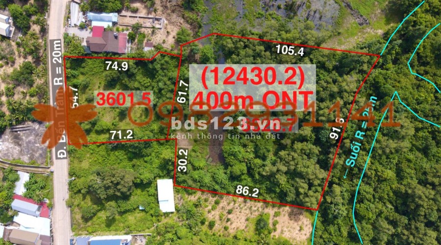Bán mảnh đất 1.2ha cách trung tâm Dương Đông TP Phú Quốc 3km