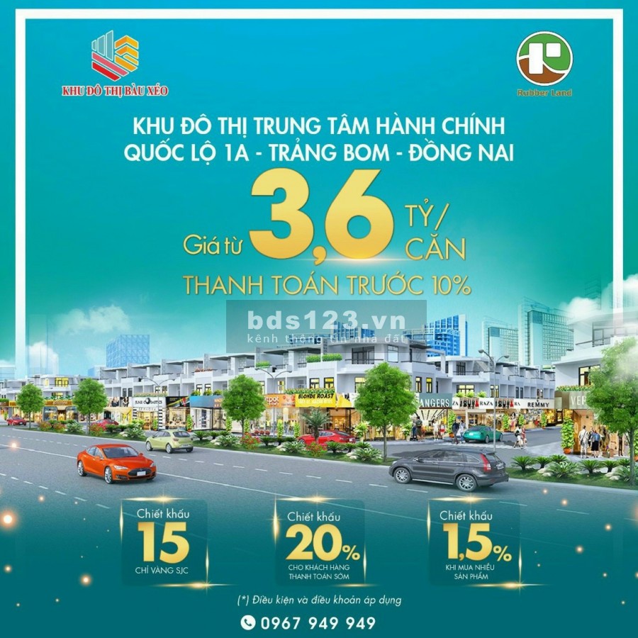 Bán nhà Trảng Bom, giá bán 3.6 tỷ, chiết khấu cao, sổ hồng riêng, khu đô thị Bàu Xéo
