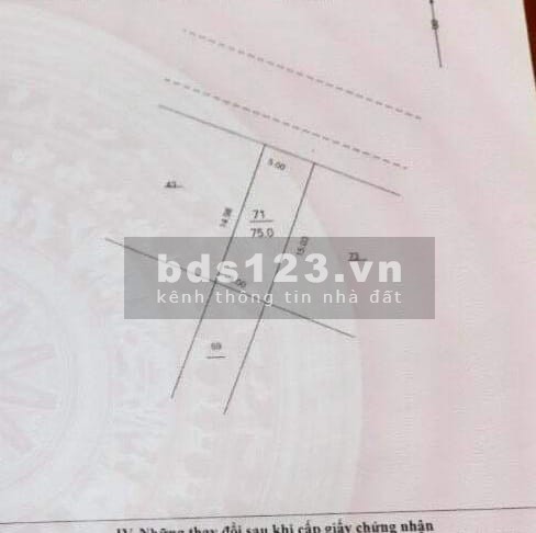 Cần bán đất liền kề khu đô thị Xa La Quận Hà Đông, diện tích 75m2 (5mx15m), giá 6,6 tỷ
