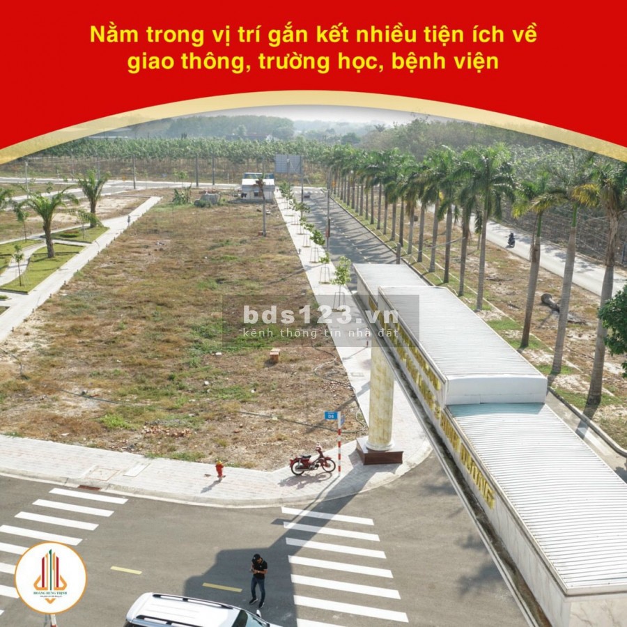 Đất nền Bình Dương cách trung tâm 5 phút, mặt tiền đường quốc lộ, sổ hồng riêng, giá chỉ 990tr