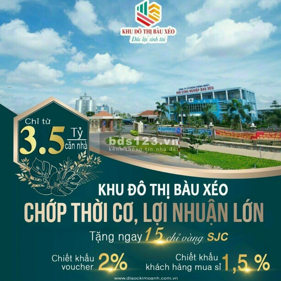 Bán nhà Trảng Bom, giá bán 3.6 tỷ, chiết khấu cao, sổ hồng riêng, khu đô thị Bàu Xéo