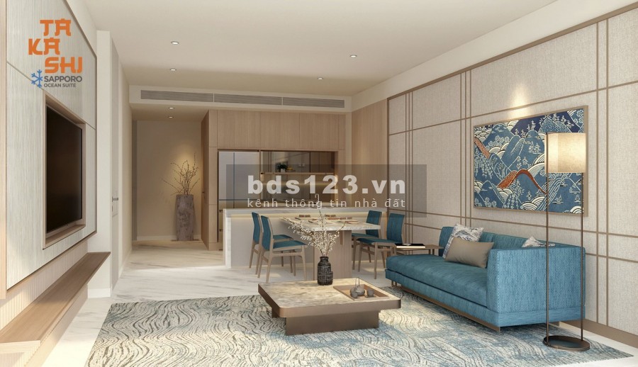 Takashi Ocean Suite căn hộ nghỉ dưỡng ven biển theo phong cách Nhật Bản, sở hữu lâu dài
