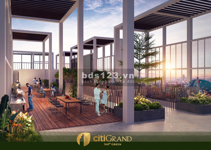 Chính chủ bán căn hộ cao cấp CitiGrand Quận 2 view Quận 1, 2PN 2WC giá gốc CĐT