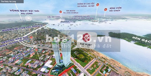 Căn hộ mặt biển trung tâm KĐT Cao Xanh - Hà Khánh, Hạ Long giá chỉ từ 900tr/căn