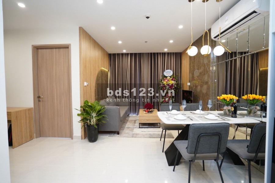 Cho thuê căn hộ CC Vinhomes Smart City dt 54m2 2Pn full nội thất, giá 9 triệu/tháng