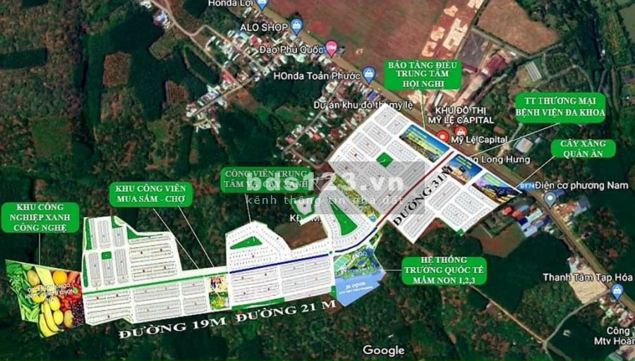 Bán đất bình phước đường DT741 đối diện khu du lịch Mỹ Lệ giá tốt chỉ 4 triệu/m2