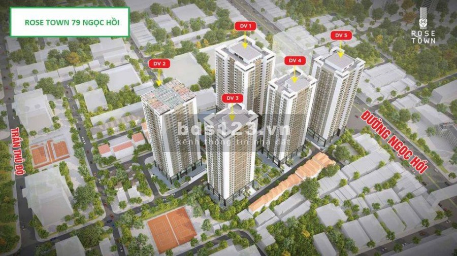 Chit với 750 sở hữu căn hộ 3 pn tại dự án chung cư Rose Town đẹp nhất Quận Hoàng Mai