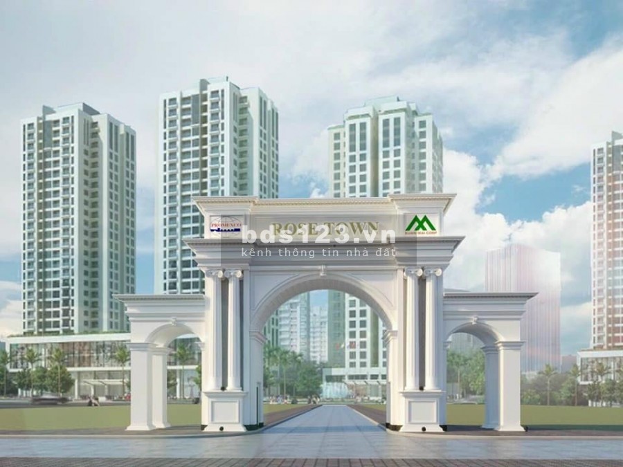 Chit với 750 sở hữu căn hộ 3 pn tại dự án chung cư Rose Town đẹp nhất Quận Hoàng Mai