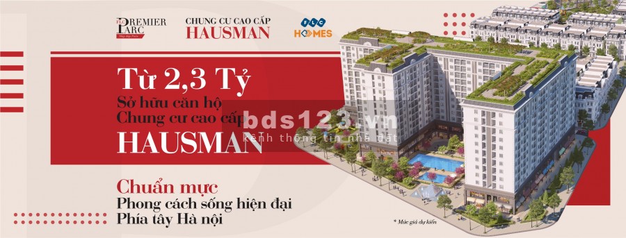 Chung cư cao cấp FLC Hausman Đại Mỗ - MB đợt 1 tặng Voucher 100 triệu