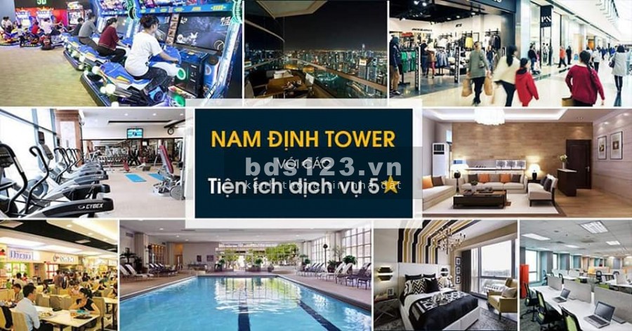 Chung cư Nam Định Tower xu hướng sống hiện đại châu Âu, giá tốt, bàn giao ngay