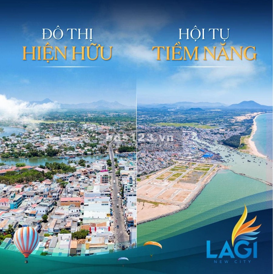 LAGI NEW CITY- cơ hội đón sóng tăng trưởng tại tâm điểm tam giác vàng du lịch