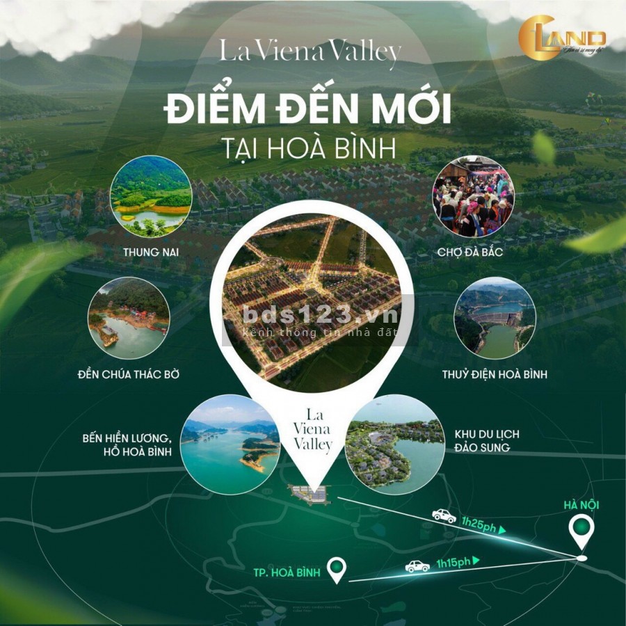 Bán đất nền dự án Khu đô thị La Viena Valley tiện ích đủ, đường lớn, lh 0339419127