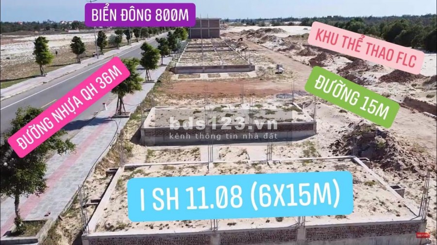 Suất đầu tư siêu thấp chỉ 750 triệu cho căn Shophouse biển FLC Quảng Bình mã căn I - SH 11.08 Dãy 1