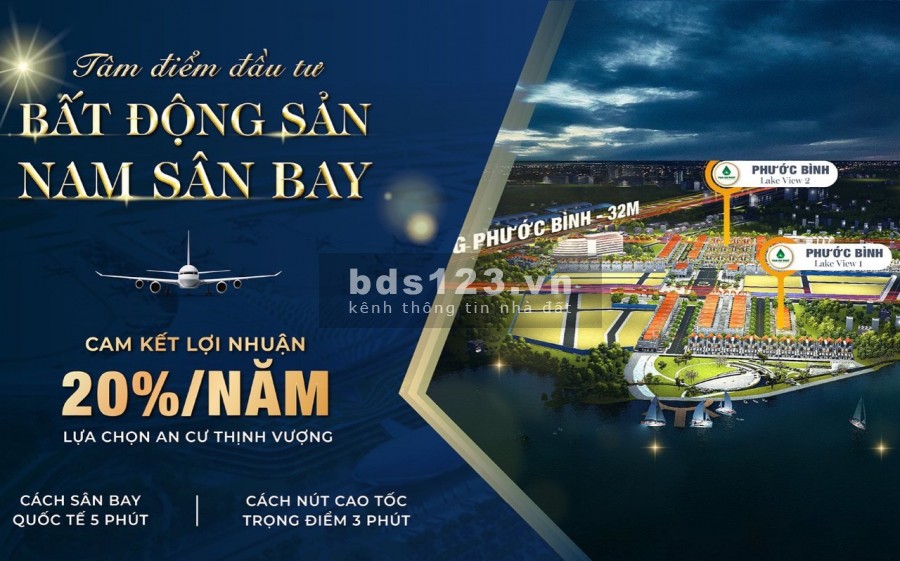 Ra mặt Phước Bình Lakeview, full thổ cư 100%, chính sách tốt mùa dịch cho nhà đầu tư
