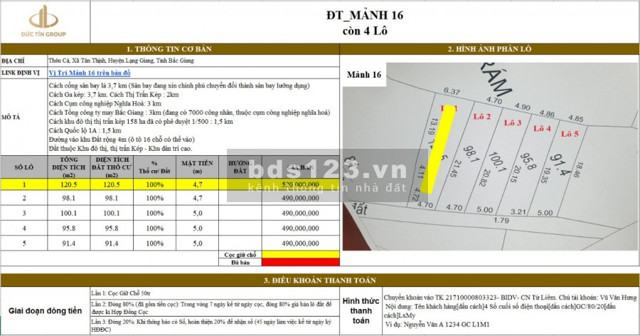 Bán đất nền ven khu công nghiệp tại Bắc Giang, giá thoả thuận, pháp lí đủ, tiện ích đủ