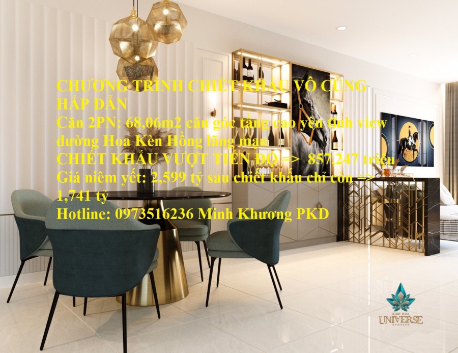 Tổng quan dự án Biên Hoà Universe Complex ưu đãi chiết khấu tốt pháp lí sổ hồng sẵn