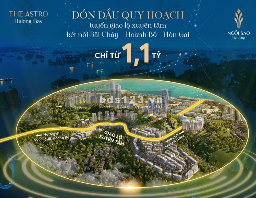 Tung ưu đãi khủng cho các nhà đầu tư đóng 40% 1.1 tỷ sở hữu ngay căn tại The Astro Ha Long Bay