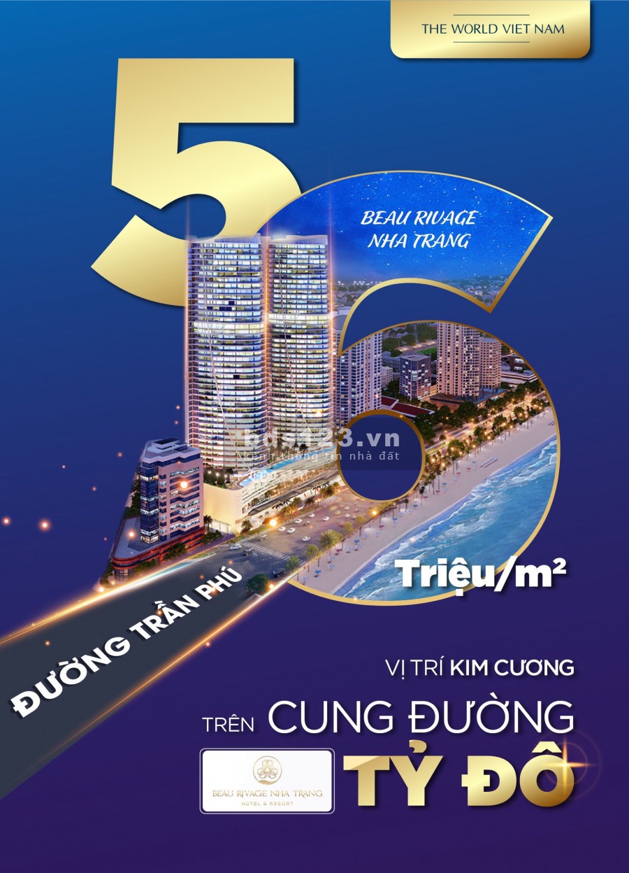 Bán Căn Hộ Biển 40 Trần Phú-Dự Án Beau Rivage Nha Trang-Hoa Hồng Sale 2%