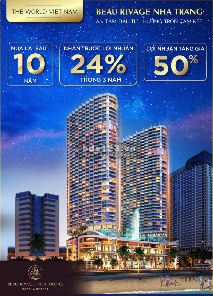 Bán Căn Hộ Biển 40 Trần Phú-Dự Án Beau Rivage Nha Trang-Hoa Hồng Sale 2%