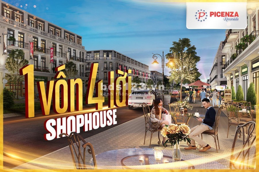 Shophouse Picenza Riverside Sơn La mang lại cơ hội sinh lời chân thực nhất, giá 4.8 tỷ