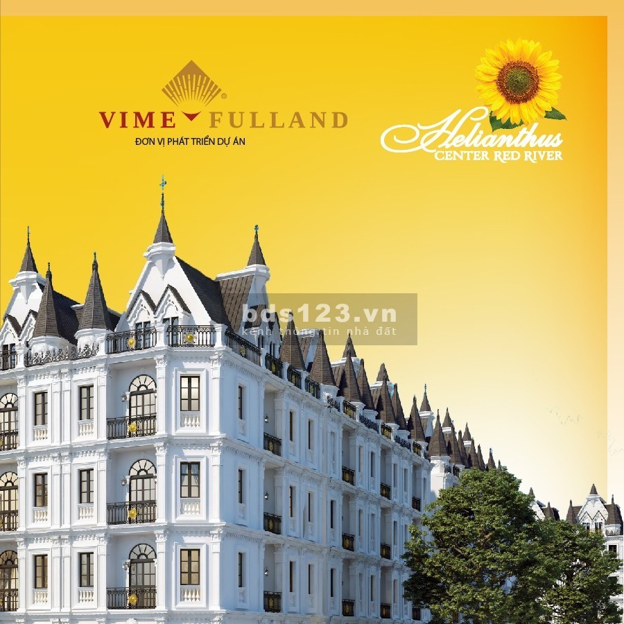 Mở bán dự án KĐT Helianthus Center Red River, hỗ trợ LS 0%/18 tháng. CK lên đến 7%