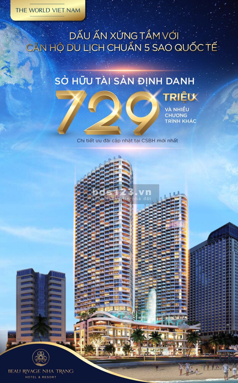 Bán Căn Hộ Biển 40 Trần Phú-Dự Án Beau Rivage Nha Trang-Hoa Hồng Sale 2%