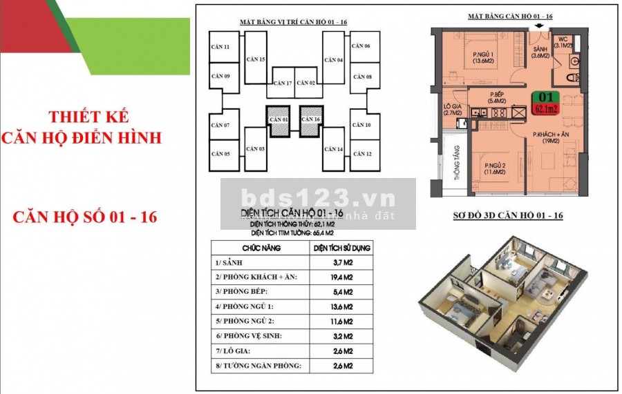 Cần bán căn hộ 2 PN mặt đường Nguyễn Xiển 2.1 tỷ / căn full nội thất hỗ trợ vay LS 0% tới 12 tháng