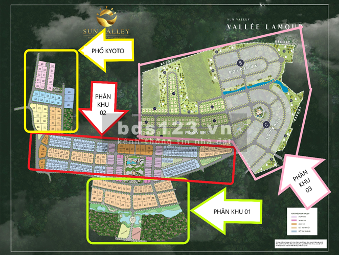 Sunvalley- Đô thị sinh thái nghỉ dữơng cao cấp, với đầy đủ các tiện ích, ân hạn gốc lãi 12 tháng