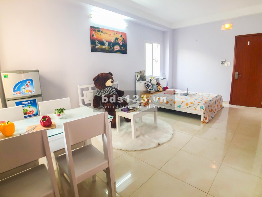 Cho thuê căn hộ 35m2 full nội thất ở phường 15 Tân Bình, được nuôi thú cưng, đủ đồ dùng