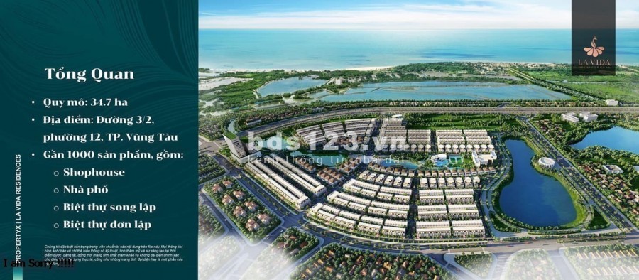 Mở bán suất biệt thự view hồ ký trực tiếp chủ đầu tư La Vida Residence thanh toán 30% nhận nhà