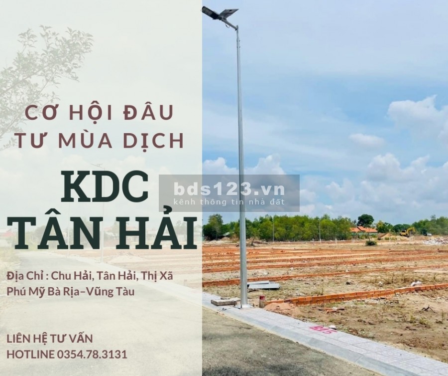 Ra hàng 20 lô đất nền phân lô cổng cụm công nghiệp Phú Mỹ thị Xã Phú Bà Rịa Vũng Tàu