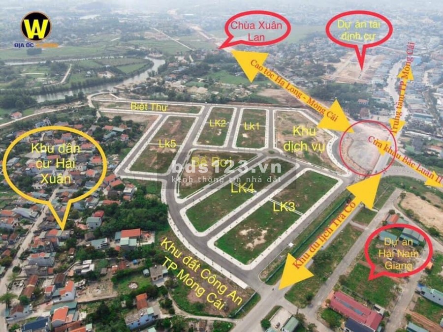 Dự án đất nền khu đô thị cầu Bà Mai, đầu tư sinh lời, hỗ trợ vay vốn tới 50%, lãi suất 0%