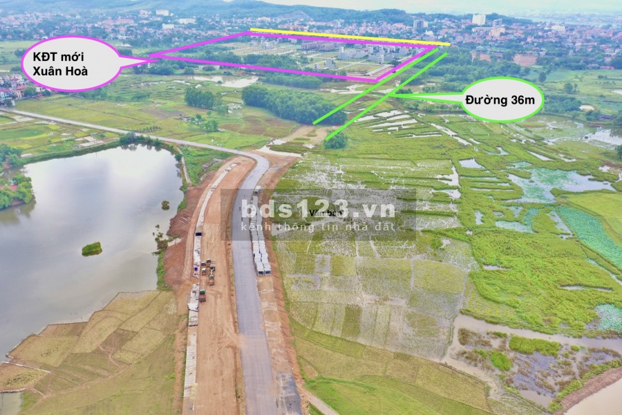 Mở bán mặt đường 36m khu đô thị mới Xuân Hoà, giá gốc 13 triệu/m2, lh 0356144921