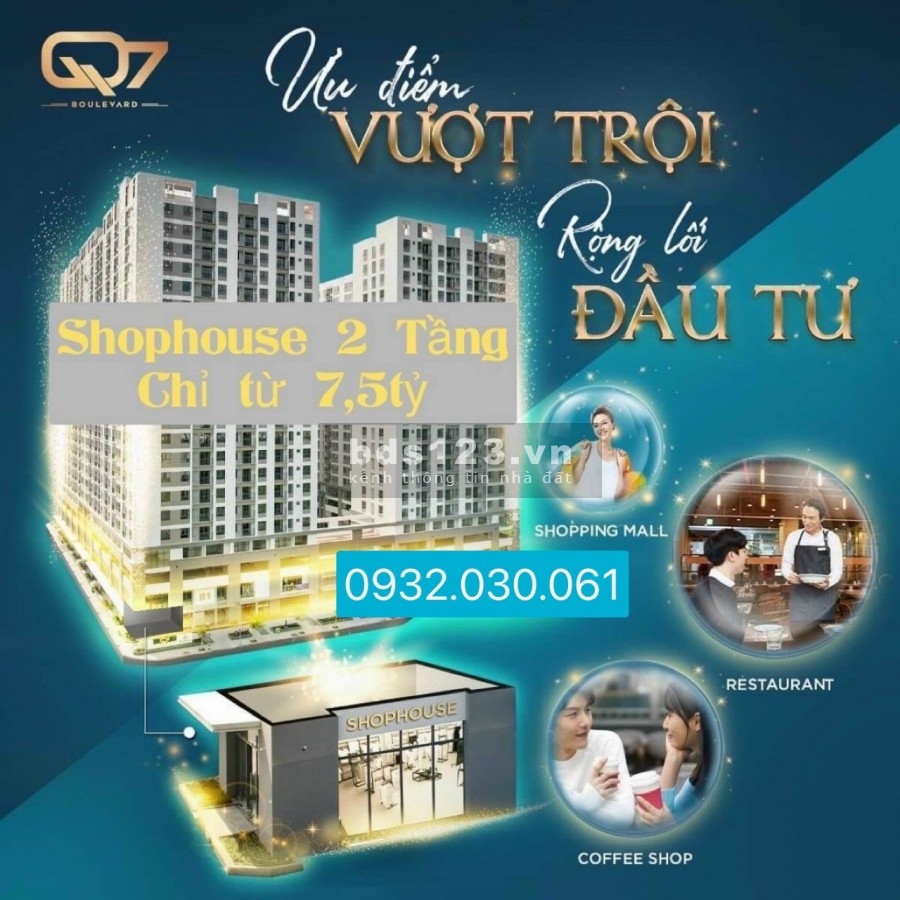 Chiết khấu 10% + tặng gói nội thất tới 700tr khi mua Q7 Boulevard 0932030061