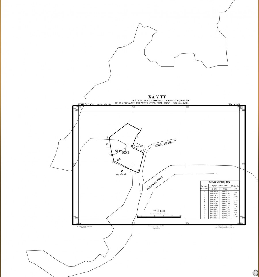 Bán mảnh đất diện tích sử dụng 900m2 tại Sapa2, view thung lũng, giá đầu tư
