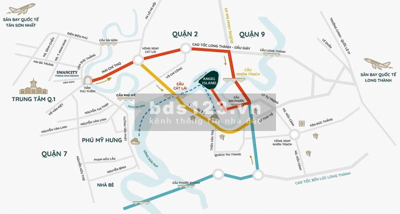 Angel Island - Dự án Đảo Nhơn Phước nhơn trạch - đảo 4 mặt sông, liền kề Quận 2 LH 0903 066 813