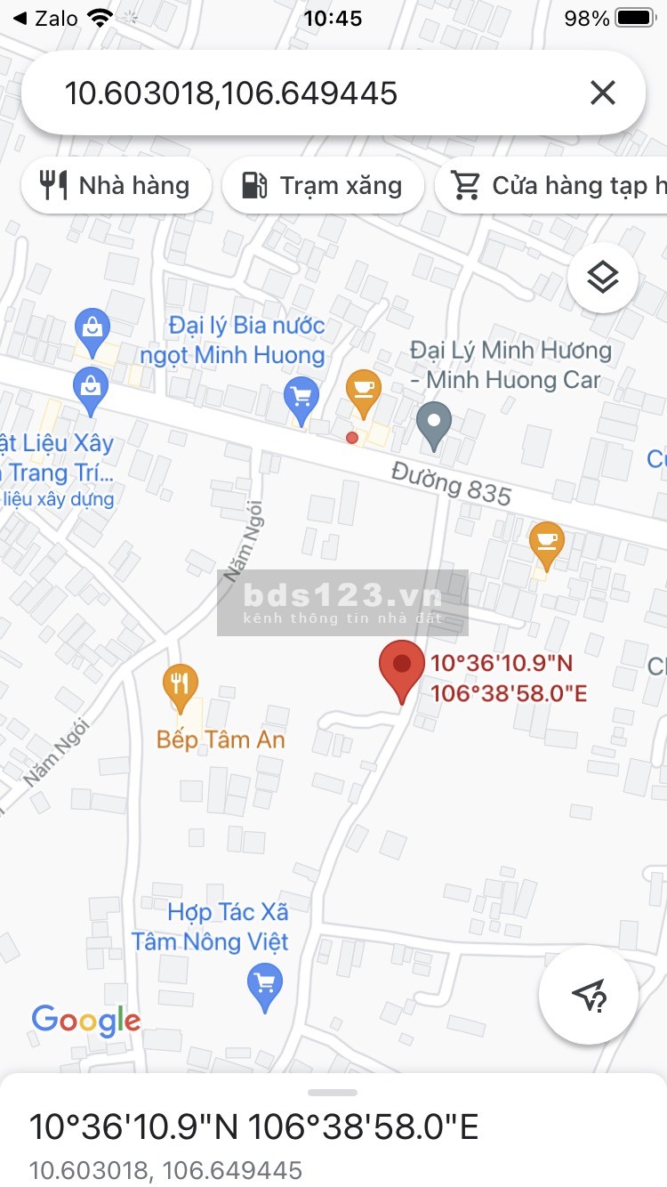 Bán gấp đất thổ cư Thị Trấn Cần Giuộc, diện tích sử dụng 170m2, giá chỉ 2.35 tỷ, sổ sẵn