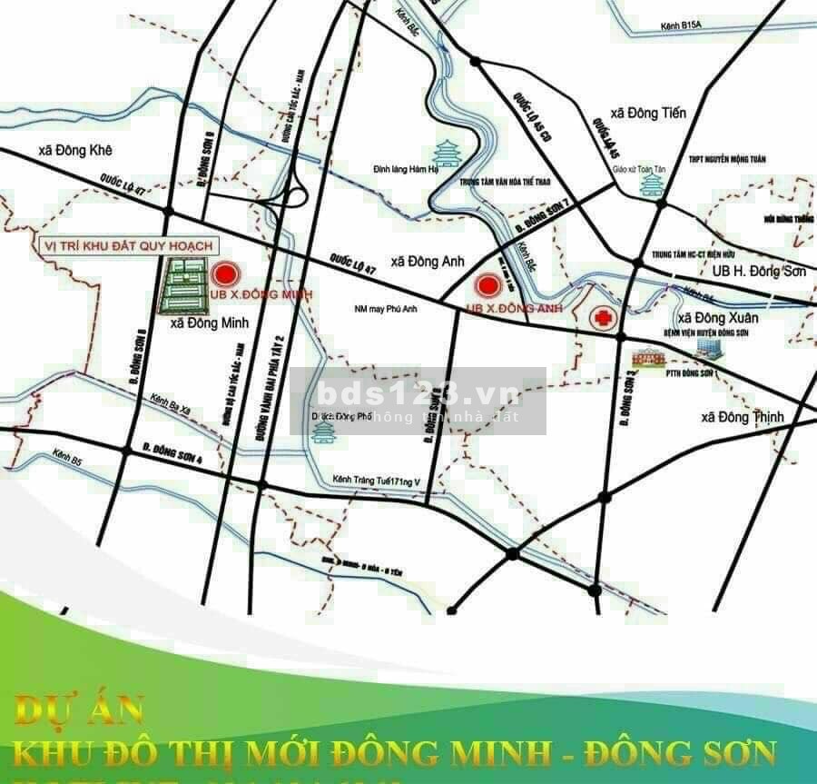 Bán gấp lô lk thuộc mặt bằng 3695 Đông Minh Đông Sơn, giá đầu tư, pháp lí đầy đủ