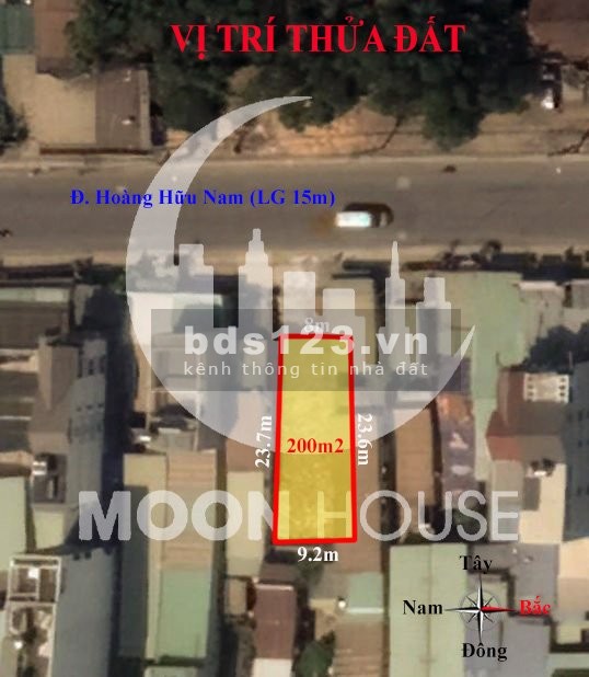 Bán đất Mặt tiền đường Hoàng Hữu Nam, Long Thạnh Mỹ Thủ Đức 200m2 full thổ cư