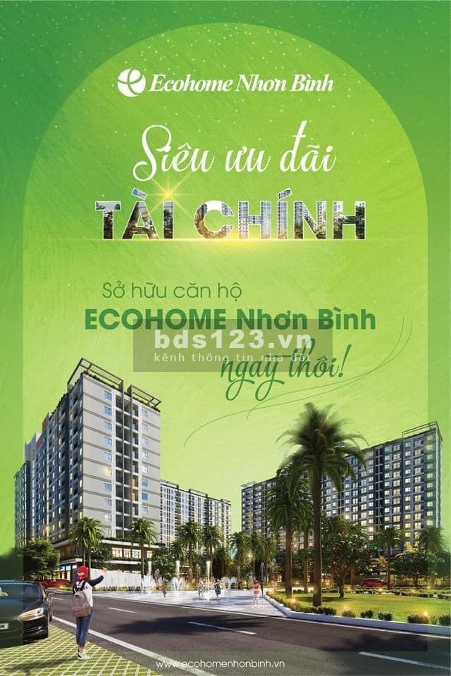Duy nhất 2 suất mua nhà ở xa hội Ecohome Nhơn Bình chỉ 182 triệu/căn, 2 phòng ngủ