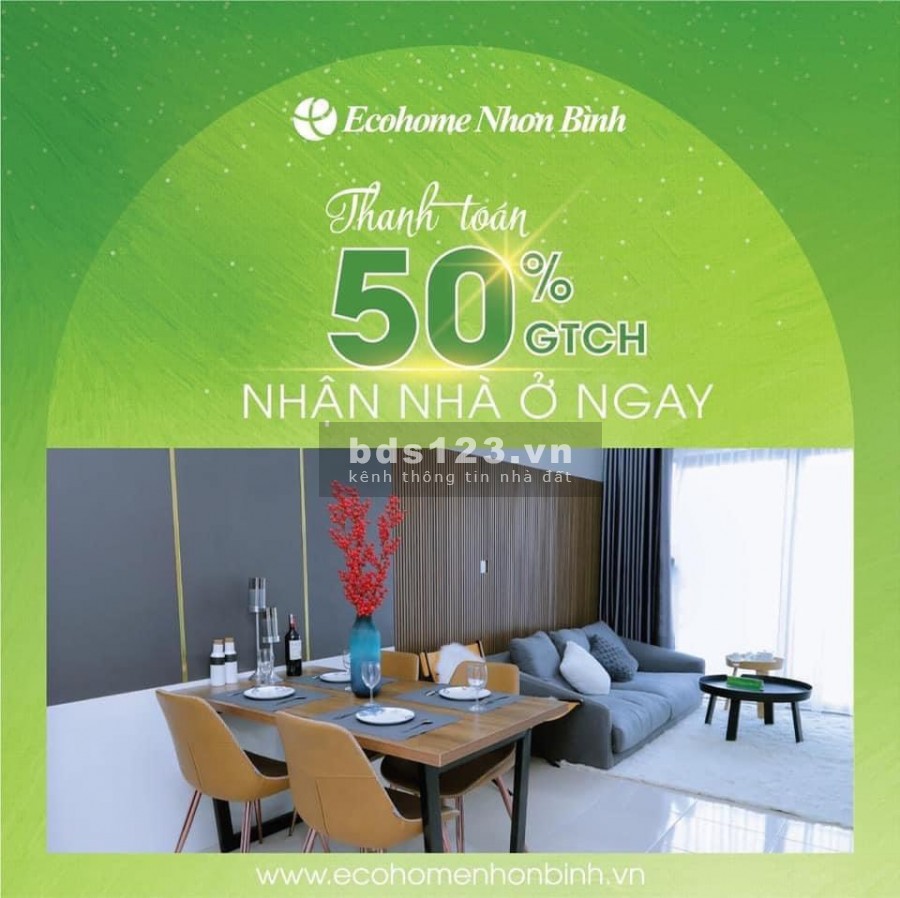 Duy nhất 2 suất mua nhà ở xa hội Ecohome Nhơn Bình chỉ 182 triệu/căn, 2 phòng ngủ