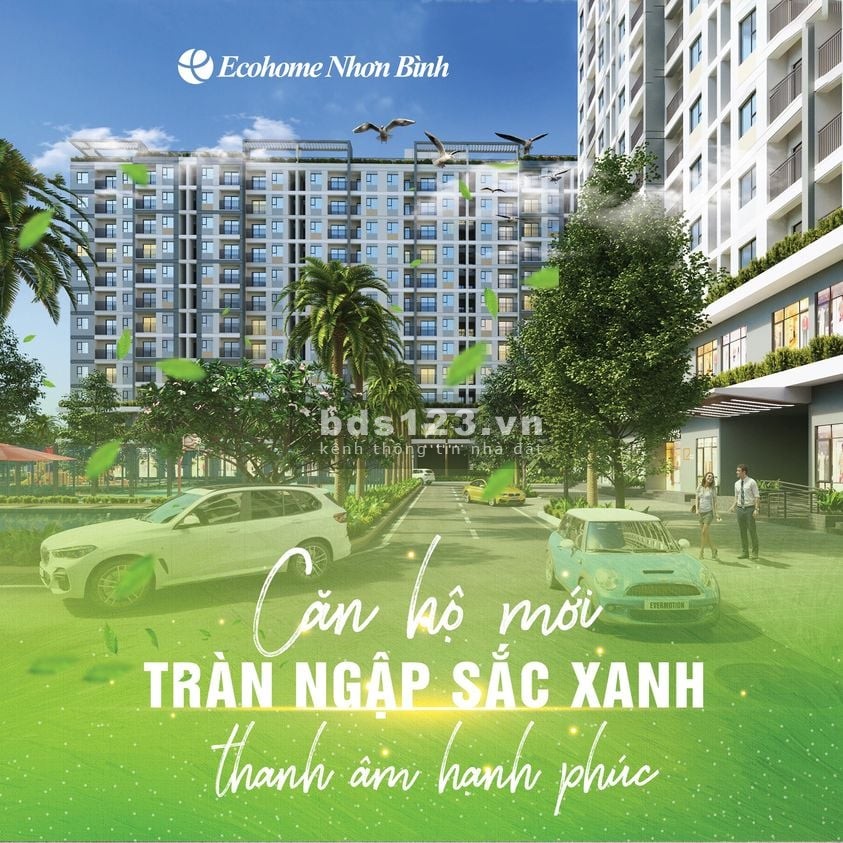 Duy nhất 2 suất mua nhà ở xa hội Ecohome Nhơn Bình chỉ 182 triệu/căn, 2 phòng ngủ