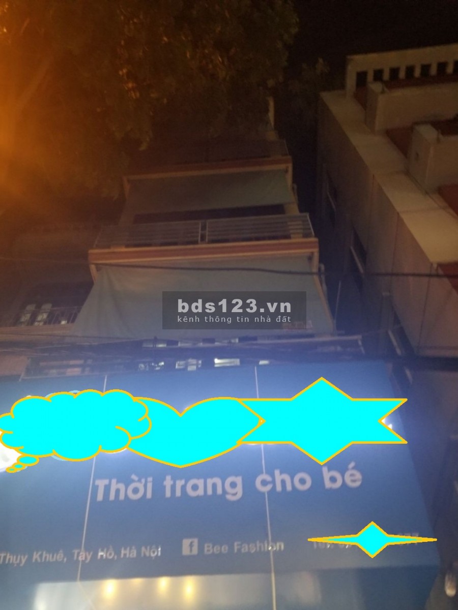 Nhà mặt phố Thụy Khuê Tây Hồ chỉ với hơn 9 tỷ, lô góc 3 mặt thoáng, vỉa hè rộng, dt 36m2, 5 tầng