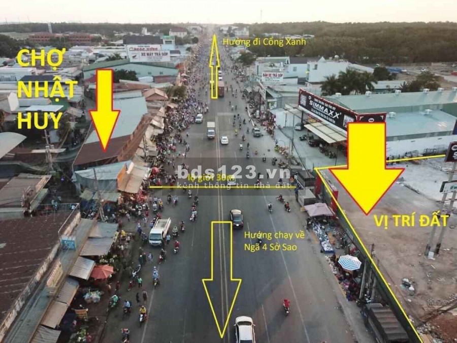 Cần tiền bán gấp lô đất trung tâm thành phố Bến Cát giá chỉ 900 triệu, diện tích 100m2