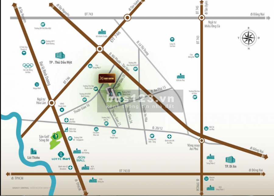 Chính sách hấp dẫn mùa dịch chỉ có tại Legacy Central ( Chỉ cần 250 Triệu sở hữu ngay)
