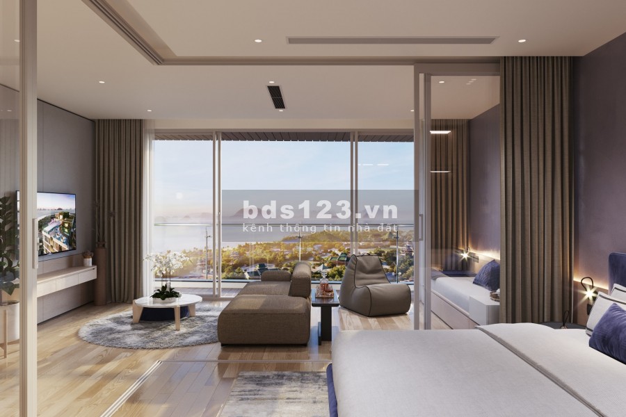 Băn căn hộ nghĩ dưỡng cao cấp view vịnh Hạ Long, tiện ích đủ, chiết khấu cao, bàn giao ngay