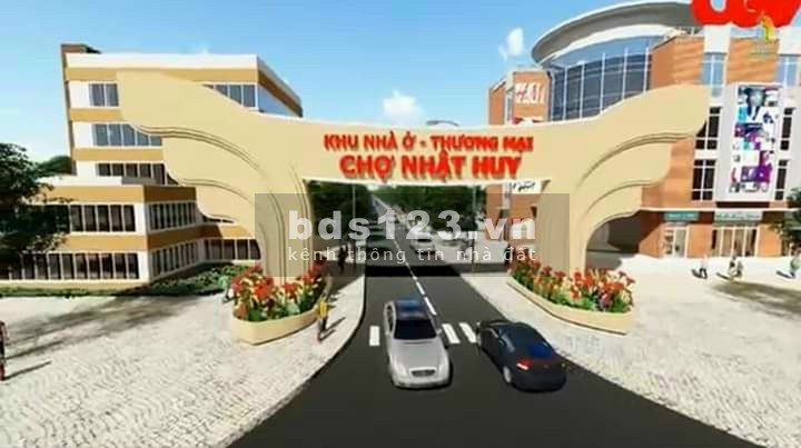 Cần tiền bán gấp lô đất diện tích sử dụng 90m ngay chợ nhật huy sổ hồng riêng, giá 1.3 tỷ